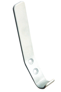 Крючок вешалка №31  серебристый  металлик