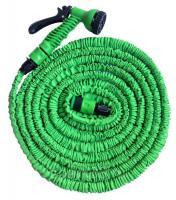 Шланг полив.растяг.22,5 м латексный зеленый