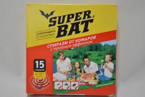 Спираль от комаров и мух Супер Бад 15 шт/60уп красный