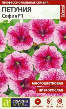 Цветы Петуния София низкорослая многоцветковая  /Сем Алт/цп