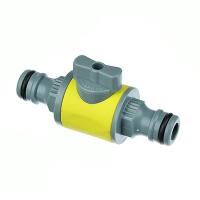 Соединитель штуцерный с вентелем 8,5х4х3см пластик 169014