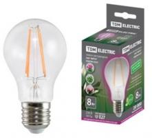 Лампа ФИТО Е27  светодиодн. для растений 8 ВТ