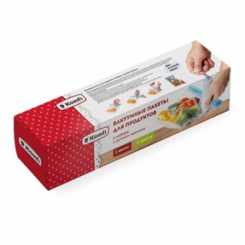 Пакеты вакуумный для продуктов 4пак +насос