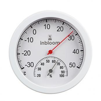 Термометр верт. с измерителем влажности воздуха круглый