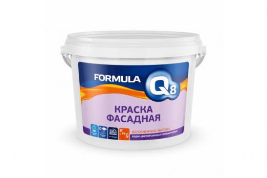 Краска  ВД фасадная  3кг   FORMULA Q8