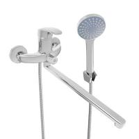 Смеситель д/ванны с душем, излив 35 см, кер. картридж 40 мм, хром  СоюзКран 56707