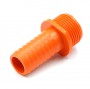 Соед. Ерш 3/4 + резьбой 3/4  пластик оранжевый