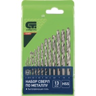 Набор сверл по металлу 2-8мм 13шт/723877 Сибртех