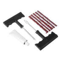 Набор жгутов для ремонта бескамерных шин №2/клей, 5 жгутов,Т-инструмент/777004