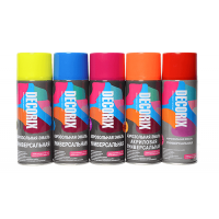 Аэрозоль красный -ярко алкид. универсал. 520 мл DECORIX