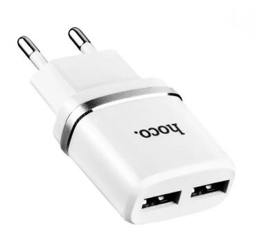 Зарядн устр-во Hoco  С12, 2 USB 12W асс.