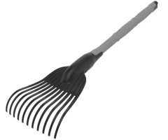 Грабли пластиковые ВЕЕРНЫЕ ручные  Аграном Премиум /11 зуб, 63х16,5х7,5