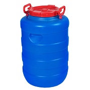 Бочка 50 л Дачная круглая (цветная)