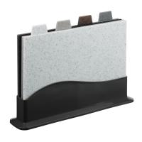 Доска разделочная НАБОР на подставке 5пр*852132 30х22см  пластик