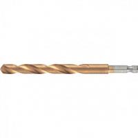 Сверло по металлу 10мм *717952 НSS,нитридтитановое покрытие,6-гранный хвостик//Matrix/