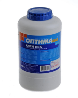 Клей Оптималка ПВА 0,9кг универс. Нова/8