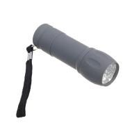 Фонарик мини прорезиненное покрытие  9 LED*224021 3ААА