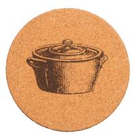 Подставка под горячее пробка Кастрюля Д-19*888123