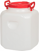 Бочка 50 л Дачная Квадратная  белая 10193065