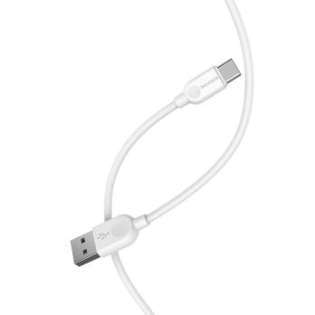 Кабель для зарядки BX14 Type-C /USB 2,4А, 2м*90021 белый  BOROFONE
