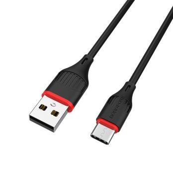 Кабель для зарядки BX17 Type-C /USB 3,0А, 1м*99390 черный BOROFONE