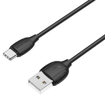 Кабель для зарядки BX19 Type-C /USB 3А, 1м*01794 черный BOROFONE