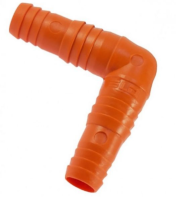 Соединитель уголок 1/2 ОРАНЖ пластик