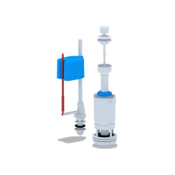 Арматура д/бачка ШТОК/нижн. подводка WC450М ЭКОНОМ*521906