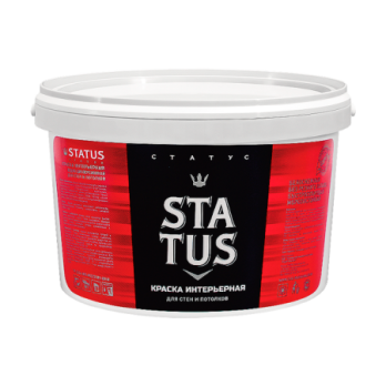Краска   ВД  Status 5кг д/стен и потолков/3 интерьер.