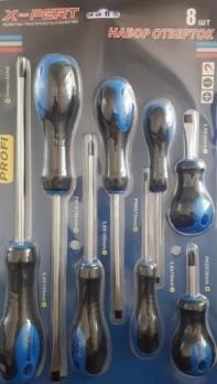 Набор отверток 8пр магнит Х-PERT PROFI