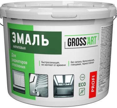 Эмаль для радиаторов 0,9кг Белая GROSS