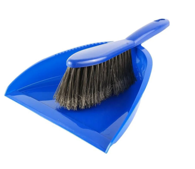 Совок + щетка  маленький с резиновой кромкой МП 962533