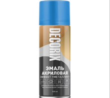 Аэрозоль DECORIX Синий металлик акрил. универсал. 520 мл