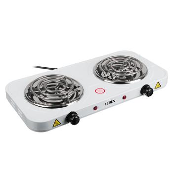 Плитка  электрическая  2-Комфор., СПИРАЛЬ Д-15,5 см 2000Вт *475037 Leben