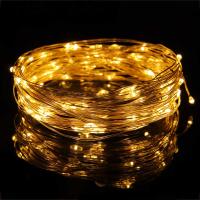 Гирлянда  нить росы шампань 3м*384333  шампань_3