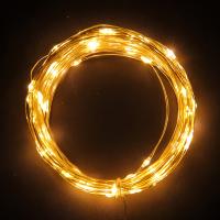 Гирлянда  нить росы шампань 5м*384337  на батарейказ 3хАА шампань_6