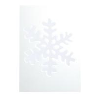 Наклейка на стекло 15х20см *336504 Снежинка_1