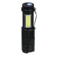 Фонарик ручной 3реж. USB алюмин.94х25мм*223052 фокусировка_1