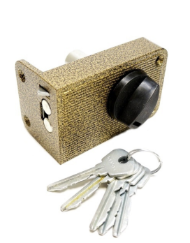 Замок накладной ЗЕНИТ ЗН-2-3 (бронза ) пр риг 4кл Дмитровград *00640