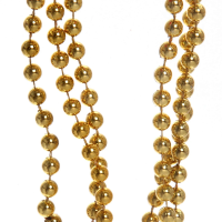 Бусы  на елку 1,5 м Д-0,6см ШАРИКИ *2010431 золото_1
