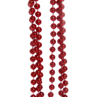 Бусы  на елку 1,5 м Д-0,6см ШАРИКИ *2010432 красный_1