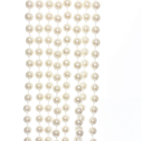 Бусы  на елку 2,7 м Д-10мм ЖЕМЧУГ белый*556476_1