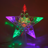 Звезда на Елки светодиодная 10ламп 15 см электро 220В*196105_2