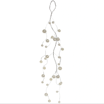 Подвеска  Изящный жемчуг 22см*259143 белый