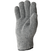Перчатки п/ш двойные серые*10шт