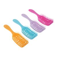 Расческа массажная продувная 20,5 см *319213   4 цвета