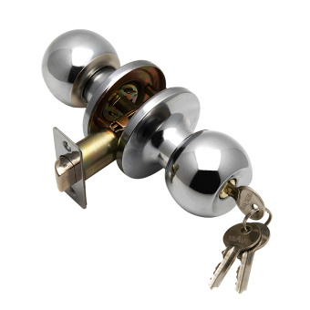 Замок защелка ЗШ-01 ручка ШАР ХРОМ Vrata*204808