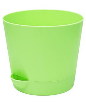 Кашпо Бийск 2 л  с поддоном*00222 МЯТНЫЙ