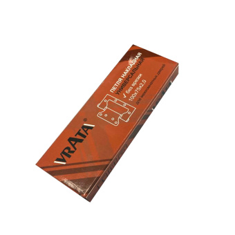 Петля 100х75х2 Vrata без врезки (бабочка) БЕЛЫЙ*208310 *1штука