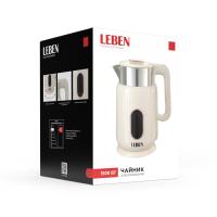 Чайник электрический 2л, 1500 Вт* 291144  белый пластик